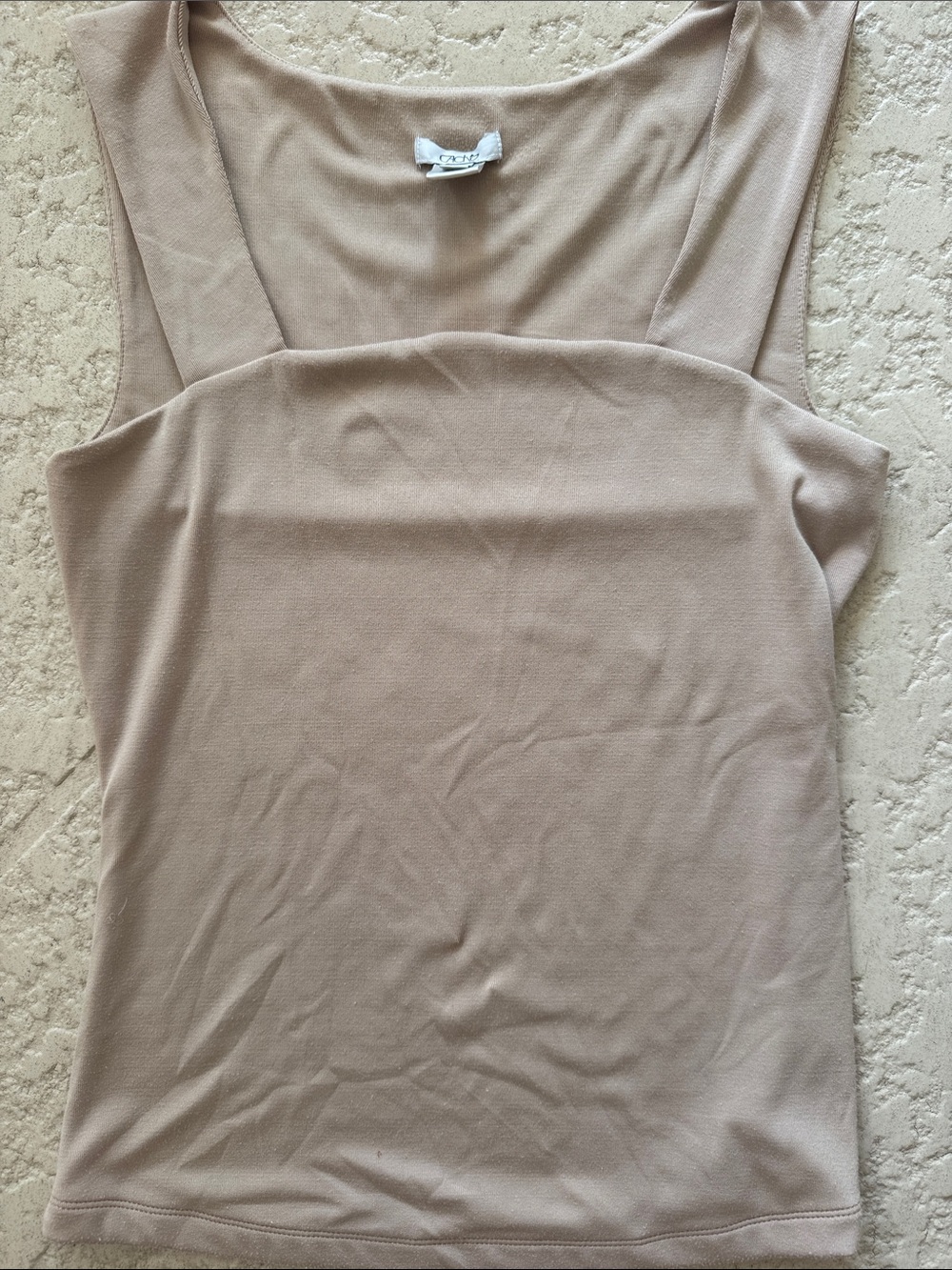 Cache Light Beige Tank Top